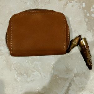 Anna Trzebinski Wallet Camo Horn Detail Rare